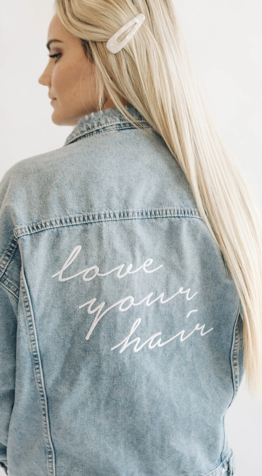 Just In: Laced Hair Jean Jackets!