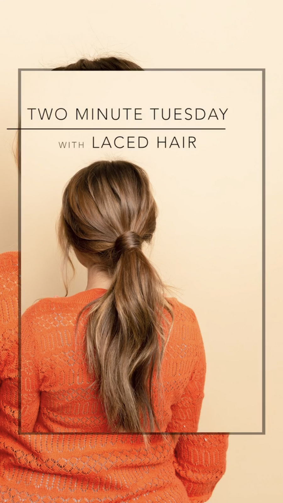 Two Minute Tuesday: Hair Wrapped Pony