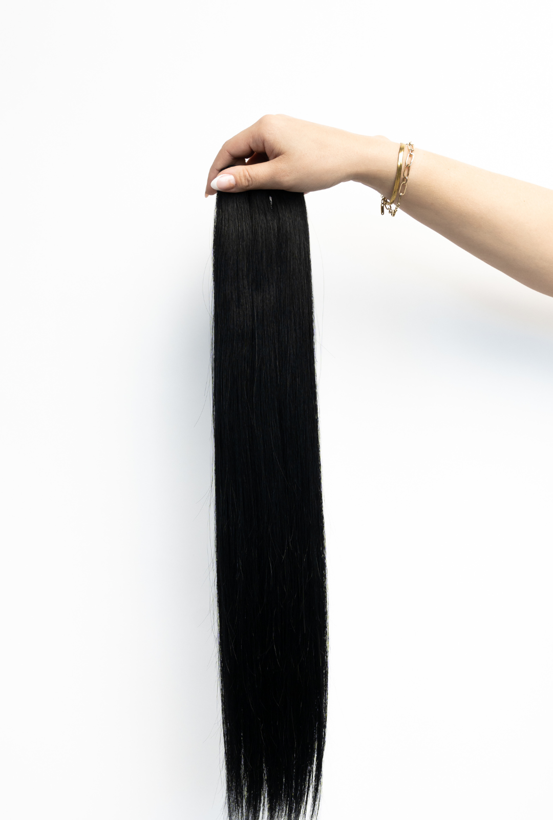 Laced Hair Machine Sewn Weft Extensions #1 (Black Noir)