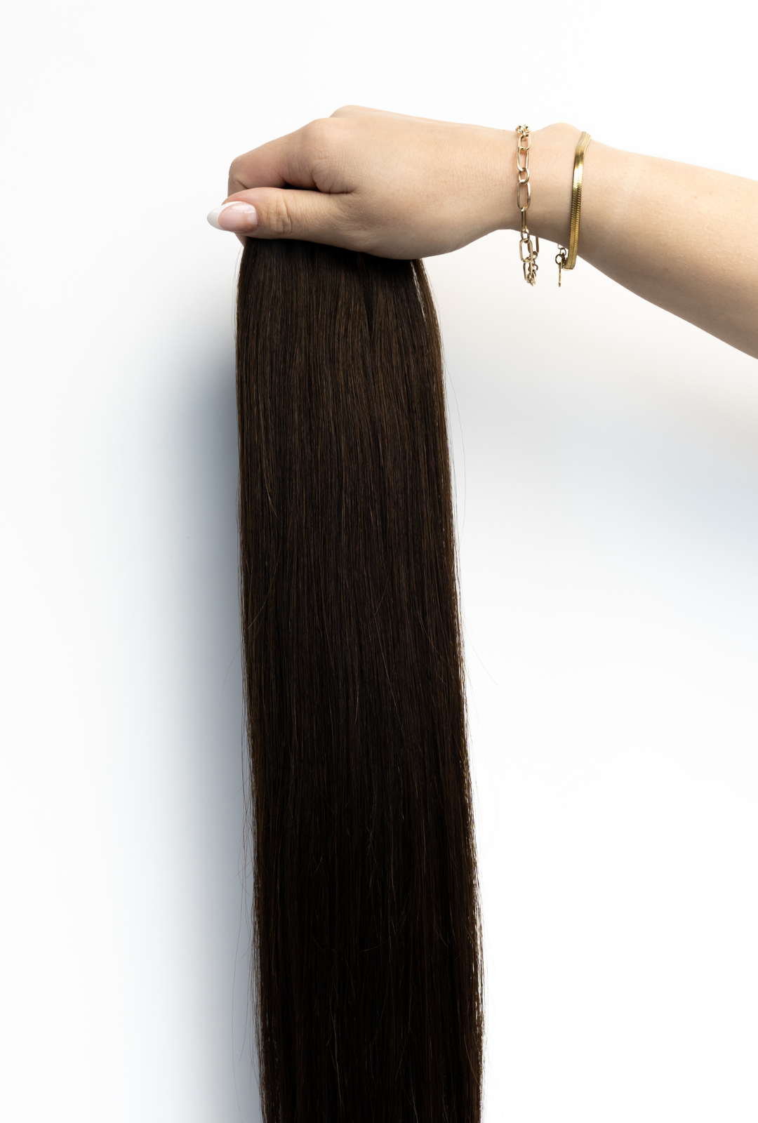 Laced Hair Machine Sewn Weft Extensions #2 (Chocolate)