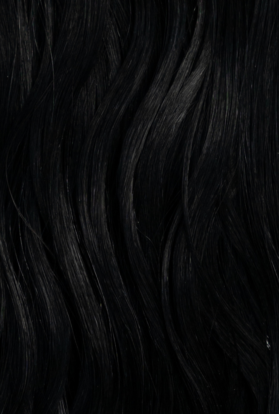 Waved by Laced Hair Hand Tied Weft Extensions #1 (Black Noir)