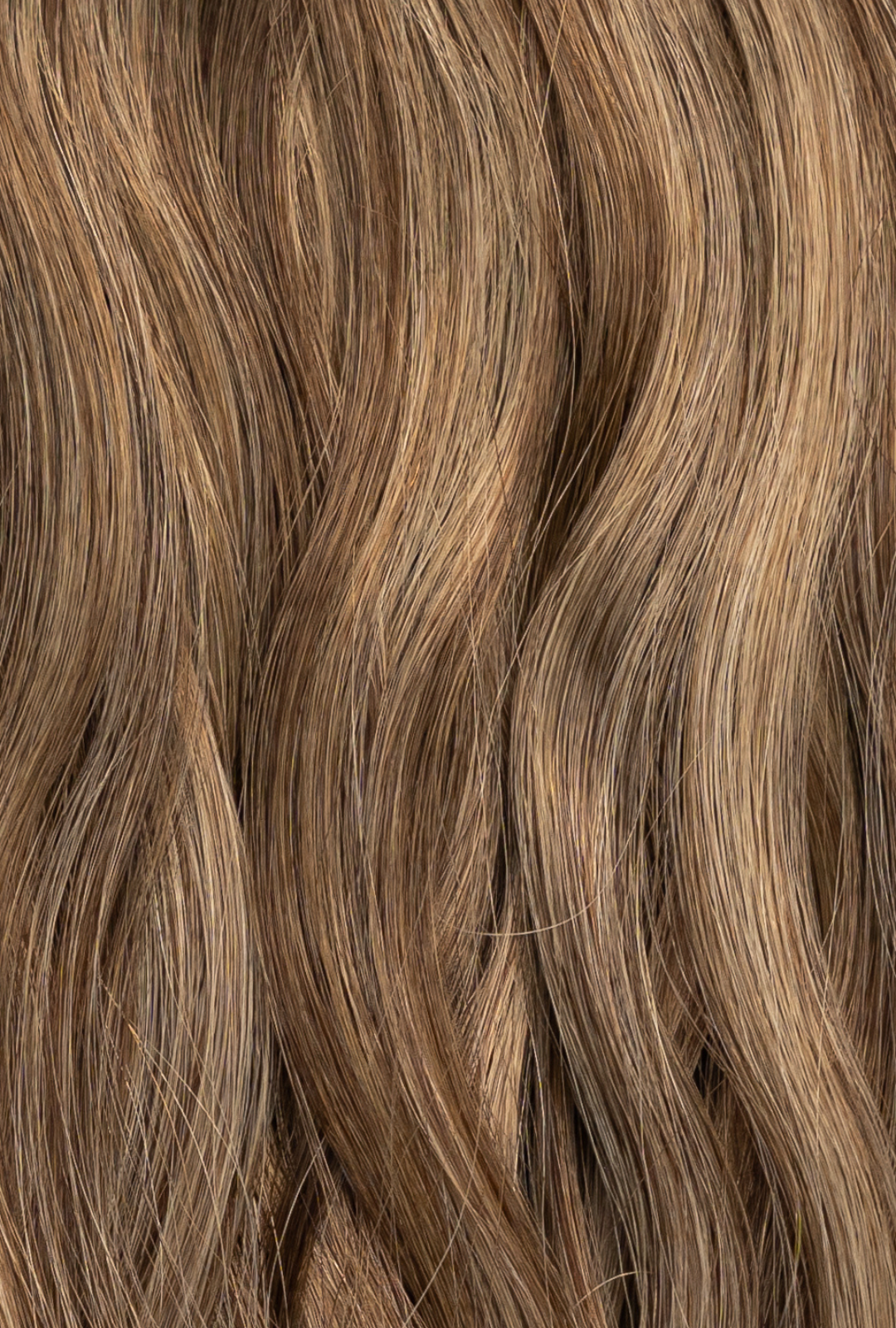Waved by Laced Hair Hand Tied Weft Extensions Dimensional #4/8 (Cappuccino)