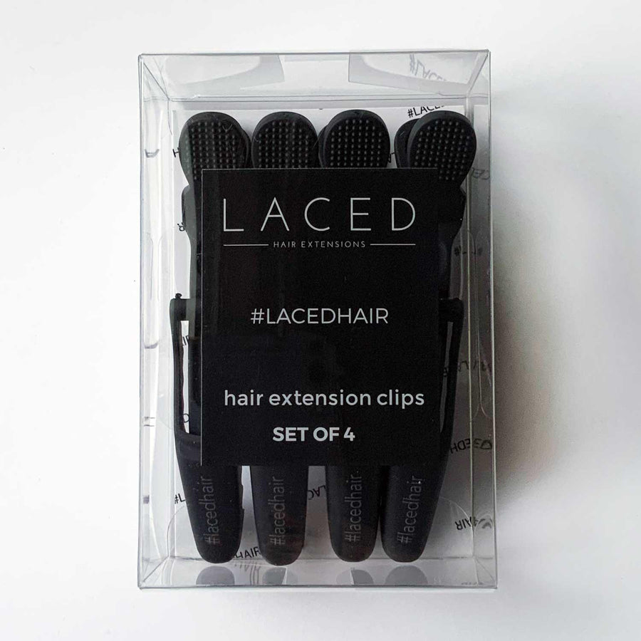 Laced Hair Extension Clips