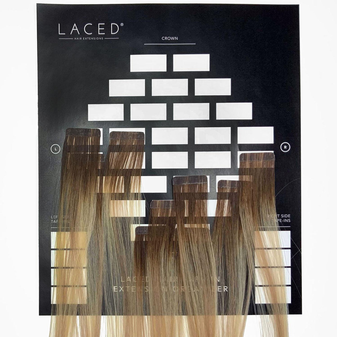 Laced Hair Tape-In Extension Organizer